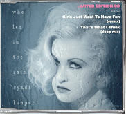 Cyndi Lauper - Who Let In The Rain CD 2